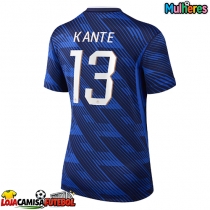 Camisa de Futebol França Kante #13 Equipamento Principal Mulheres Mundo 2026 Manga Curta